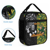 Custom New Zealand vs South Africa Lunch Bag Rugby Rivalry Two Nations One Battle LT9 - Polynesian Pride