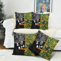 Custom New Zealand vs South Africa Pillow Cover Rugby Rivalry Two Nations One Battle LT9 - Polynesian Pride