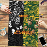 Custom New Zealand vs South Africa Puzzle Rugby Rivalry Two Nations One Battle LT9 Multicolor - Polynesian Pride