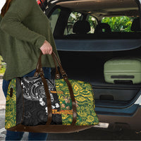 Custom New Zealand vs South Africa Travel Bag Rugby Rivalry Two Nations One Battle LT9 - Polynesian Pride