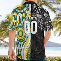 Custom Australia vs New Zealand Hawaiian Shirt Rugby Rivalry Two Nations One Battle LT9 - Polynesian Pride