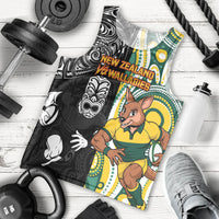Custom Australia vs New Zealand Men Tank Top Rugby Rivalry Two Nations One Battle LT9 - Polynesian Pride