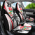 Custom Fiji England Rugby Car Seat Cover Tapa Pattern and Rose Flower World Cup 2023 LT9 - Polynesian Pride