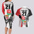 Custom Fiji England Rugby Couples Matching Long Sleeve Bodycon Dress and Hawaiian Shirt Tapa Pattern and Rose Flower World Cup 2023 LT9 - Polynesian Pride