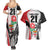 Custom Fiji England Rugby Couples Matching Summer Maxi Dress and Hawaiian Shirt Tapa Pattern and Rose Flower World Cup 2023 LT9 - Polynesian Pride