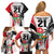 Custom Fiji England Rugby Family Matching Off Shoulder Short Dress and Hawaiian Shirt Tapa Pattern and Rose Flower World Cup 2023 LT9 - Polynesian Pride