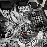 Aloha Black Tribal Honu Tattoo Back Car Seat Cover LT9 - Polynesian Pride