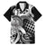 Aloha Black Tribal Honu Tattoo Family Matching Mermaid Dress and Hawaiian Shirt