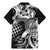 Aloha Black Tribal Honu Tattoo Family Matching Mermaid Dress and Hawaiian Shirt