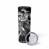 Aloha Black Tribal Honu Tattoo Skinny Tumbler LT9 - Polynesian Pride