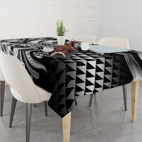Aloha Black Tribal Honu Tattoo Tablecloth LT9 - Polynesian Pride