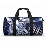 Aloha Blue Tribal Honu Tattoo Duffle Bag LT9 One size Blue - Polynesian Pride