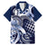 Aloha Blue Tribal Honu Tattoo Family Matching Mermaid Dress and Hawaiian Shirt