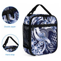 Aloha Blue Tribal Honu Tattoo Lunch Bag LT9 - Polynesian Pride
