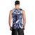 Aloha Blue Tribal Honu Tattoo Men Tank Top