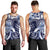 Aloha Blue Tribal Honu Tattoo Men Tank Top