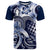 Aloha Blue Tribal Honu Tattoo T Shirt