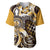 Aloha Gold Tribal Honu Tattoo Baseball Jersey