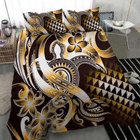 Aloha Gold Tribal Honu Tattoo Bedding Set LT9 - Polynesian Pride