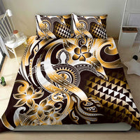 Aloha Gold Tribal Honu Tattoo Bedding Set LT9 - Polynesian Pride