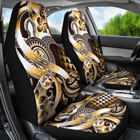Aloha Gold Tribal Honu Tattoo Car Seat Cover LT9 - Polynesian Pride