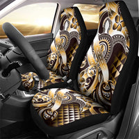 Aloha Gold Tribal Honu Tattoo Car Seat Cover LT9 - Polynesian Pride