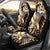 Aloha Gold Tribal Honu Tattoo Car Seat Cover