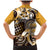 Aloha Gold Tribal Honu Tattoo Family Matching Mermaid Dress and Hawaiian Shirt