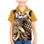 Aloha Gold Tribal Honu Tattoo Family Matching Mermaid Dress and Hawaiian Shirt