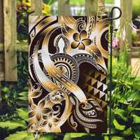 Aloha Gold Tribal Honu Tattoo Garden Flag LT9 Garden Flag Gold - Polynesian Pride