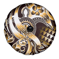 Aloha Gold Tribal Honu Tattoo Spare Tire Cover LT9 - Polynesian Pride