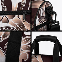 Aloha Mocha Mousse Tribal Honu Tattoo Duffle Bag LT9 - Polynesian Pride