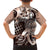 Aloha Mocha Mousse Tribal Honu Tattoo Family Matching Puletasi and Hawaiian Shirt