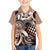 Aloha Mocha Mousse Tribal Honu Tattoo Family Matching Puletasi and Hawaiian Shirt