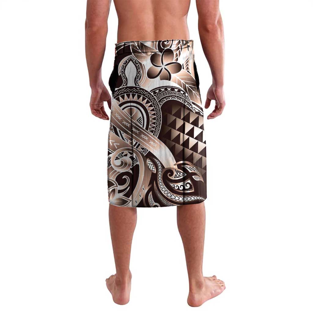 Aloha Mocha Mousse Tribal Honu Tattoo Lavalava LT9 - Polynesian Pride