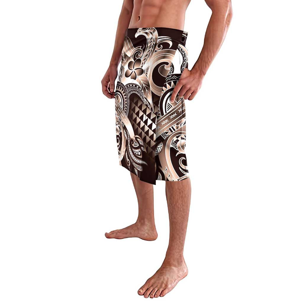 Aloha Mocha Mousse Tribal Honu Tattoo Lavalava LT9 - Polynesian Pride