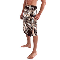 Aloha Mocha Mousse Tribal Honu Tattoo Lavalava LT9 - Polynesian Pride