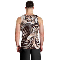 Aloha Mocha Mousse Tribal Honu Tattoo Men Tank Top LT9 - Polynesian Pride