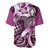 Aloha Pink Tribal Honu Tattoo Baseball Jersey