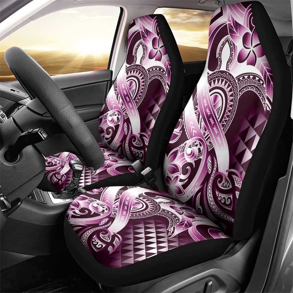 Aloha Pink Tribal Honu Tattoo Car Seat Cover LT9 - Polynesian Pride