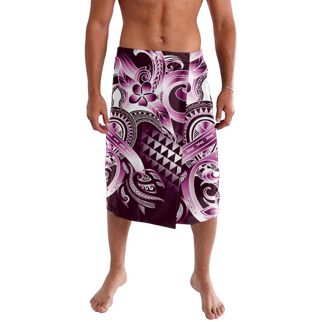 Aloha Pink Tribal Honu Tattoo Lavalava LT9 Pink - Polynesian Pride