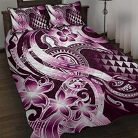 Aloha Pink Tribal Honu Tattoo Quilt Bed Set LT9 Pink - Polynesian Pride