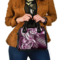 Aloha Pink Tribal Honu Tattoo Shoulder Handbag LT9 - Polynesian Pride