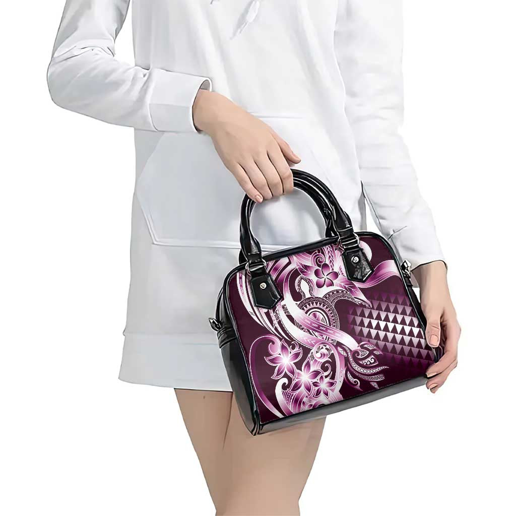 Aloha Pink Tribal Honu Tattoo Shoulder Handbag LT9 - Polynesian Pride