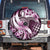 Aloha Pink Tribal Honu Tattoo Spare Tire Cover