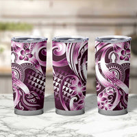 Aloha Pink Tribal Honu Tattoo Tumbler Cup LT9 - Polynesian Pride