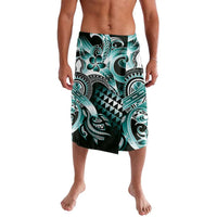 Aloha Turquoise Tribal Honu Tattoo Lavalava LT9 Turquoise - Polynesian Pride