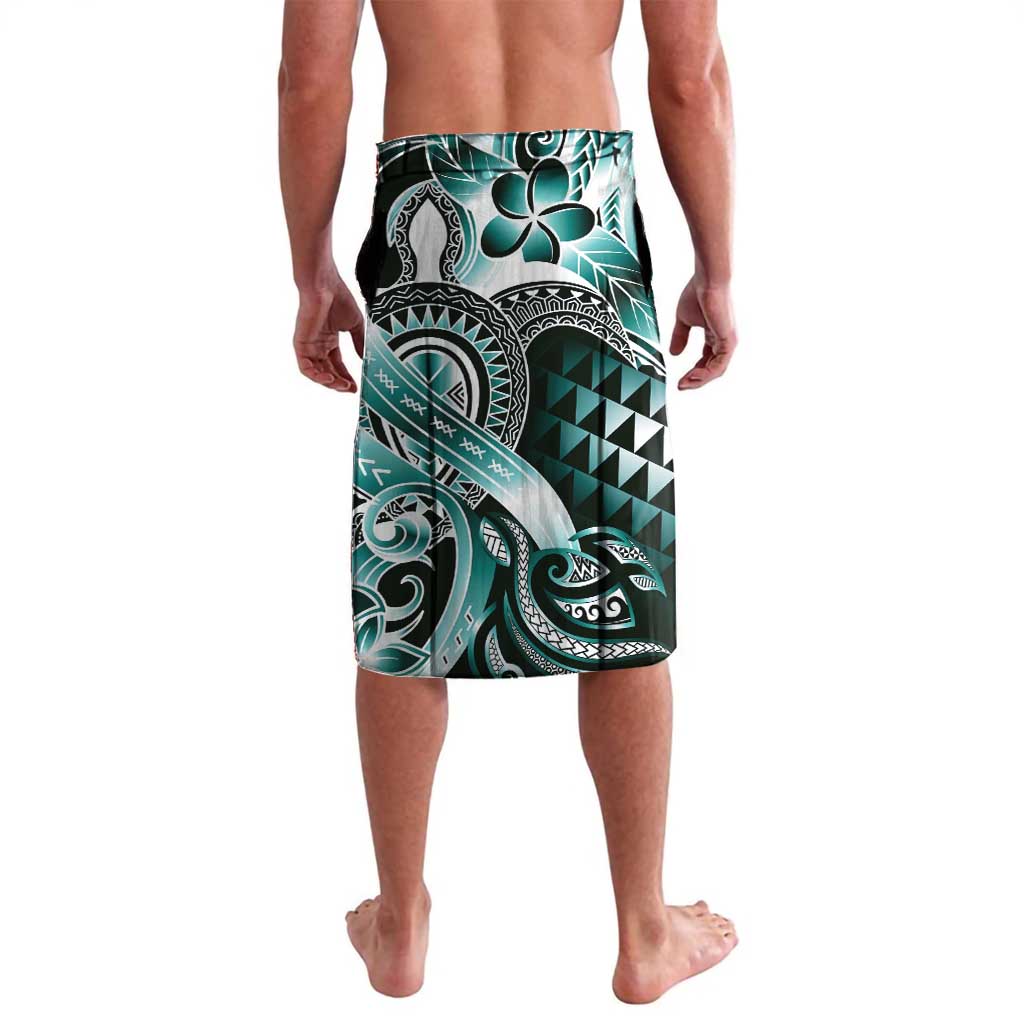 Aloha Turquoise Tribal Honu Tattoo Lavalava LT9 - Polynesian Pride