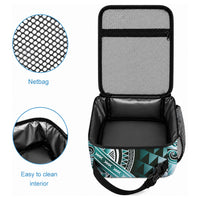Aloha Turquoise Tribal Honu Tattoo Lunch Bag LT9 - Polynesian Pride