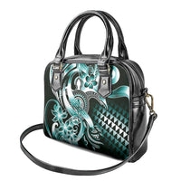 Aloha Turquoise Tribal Honu Tattoo Shoulder Handbag LT9 - Polynesian Pride
